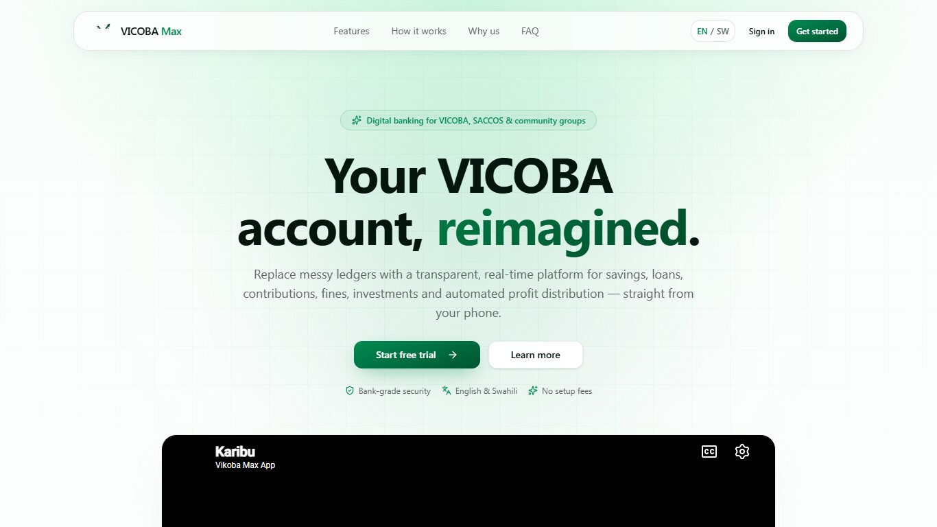 VICOBA Max Community Banking App